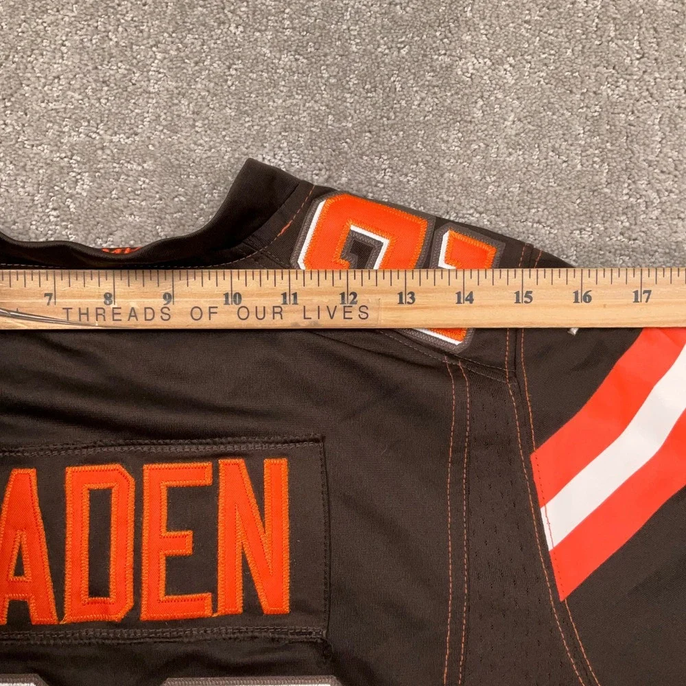 Nike Cleveland Browns NFL Jersey Womens M Joe Haden 23 Brown Orange  Stitched